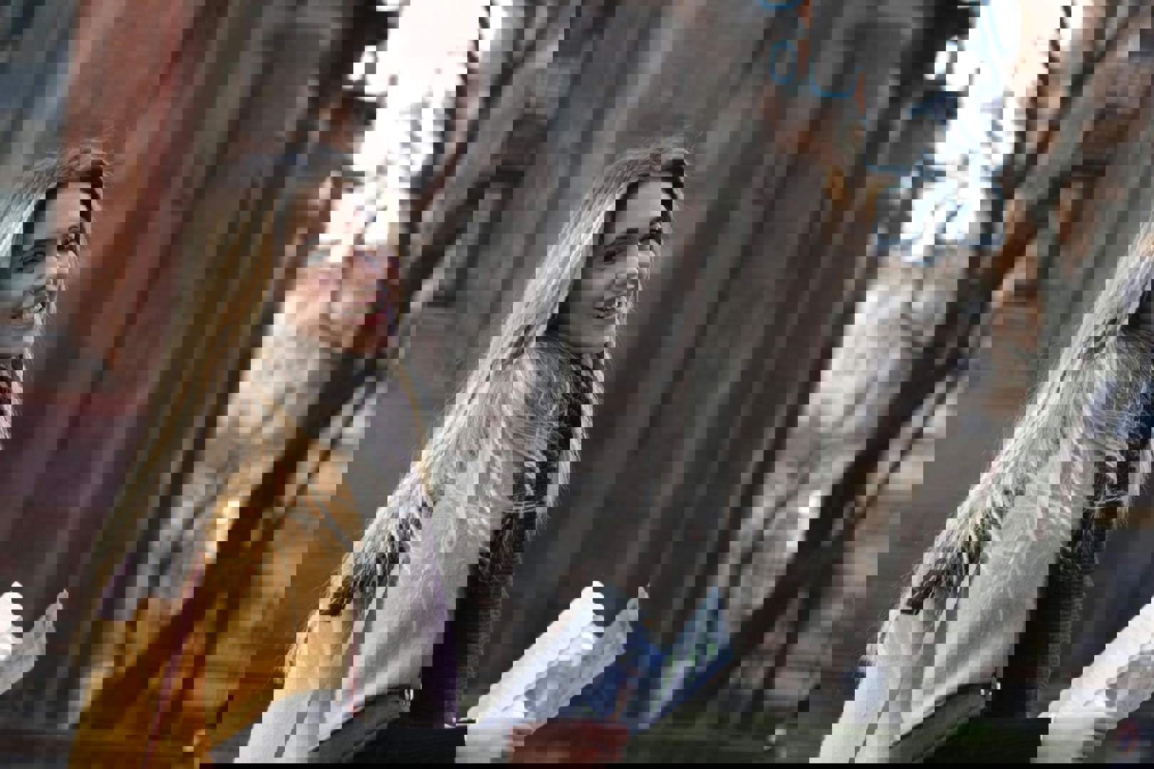 Girl traveling with a map